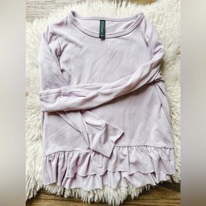 Girls Pixie Lane long sleeve peplum top size 4